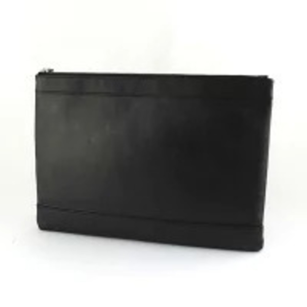 Balenciaga Blue Clutch Bag Clip Black Navy